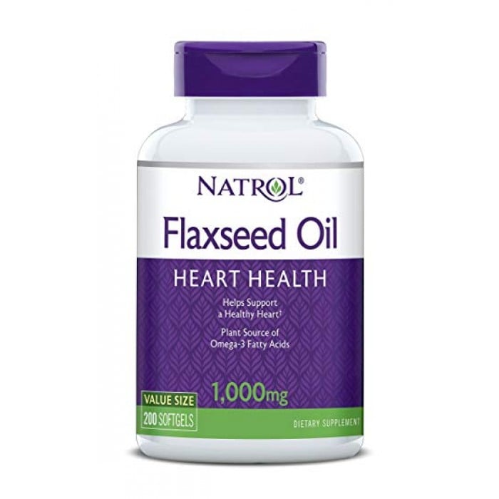 Natrol - Flax Seed Oil 1000mg / 200 gel caps